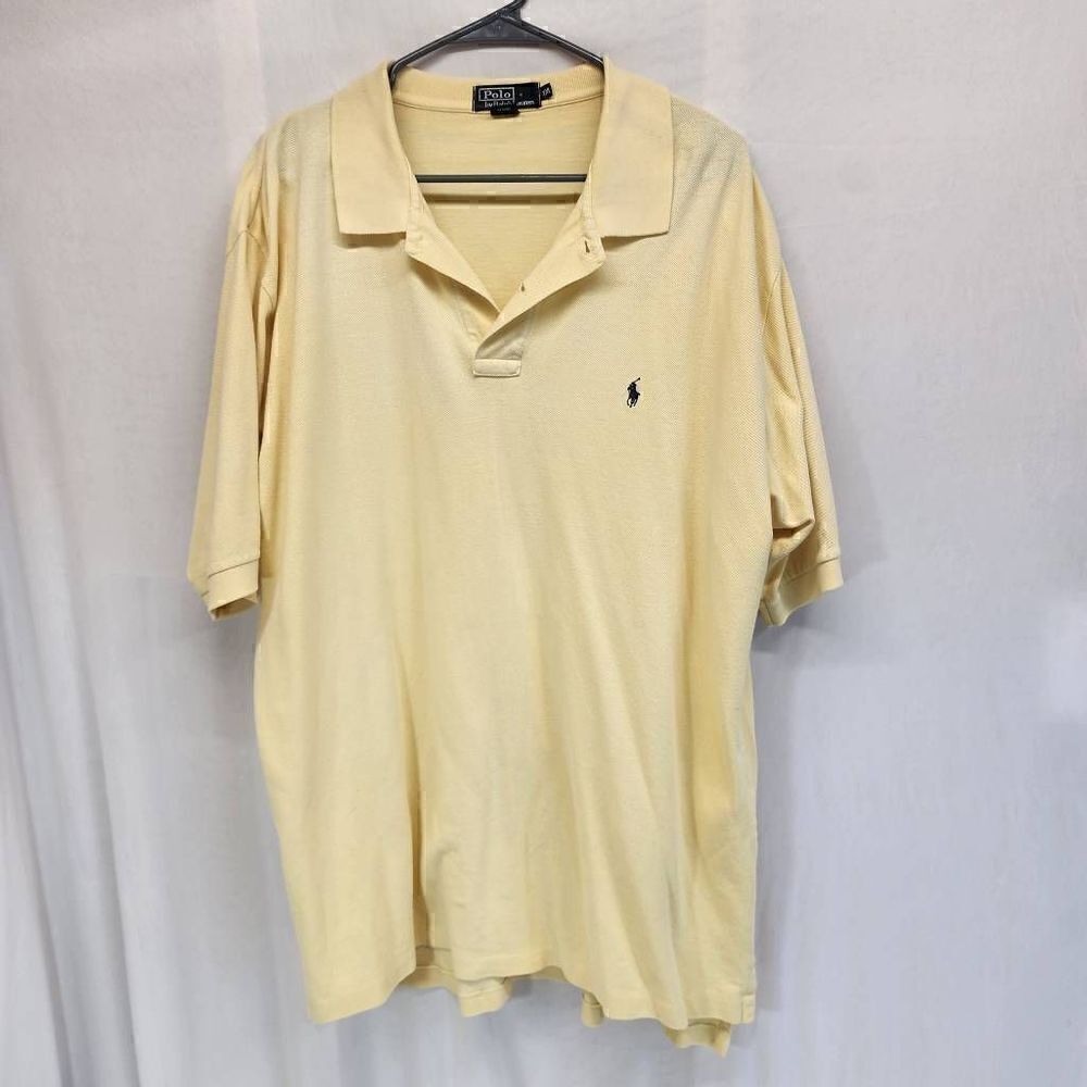Polo Ralph Lauren Polo Yellow Men's Shirt Size  XXL